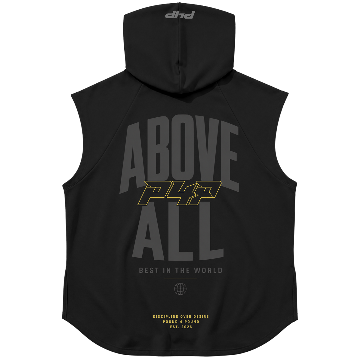 P4P Above All Sleeveless Hoodie
